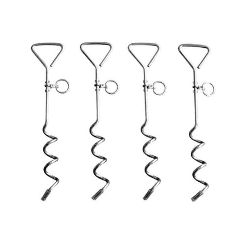 Corkscrew Groundstakes (Set of 4)