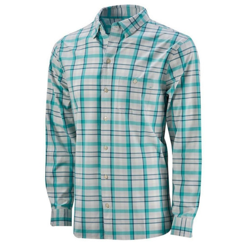 AVID Sportswear Coastal Performance Long Sleeve Shirt – Pool Green – XL