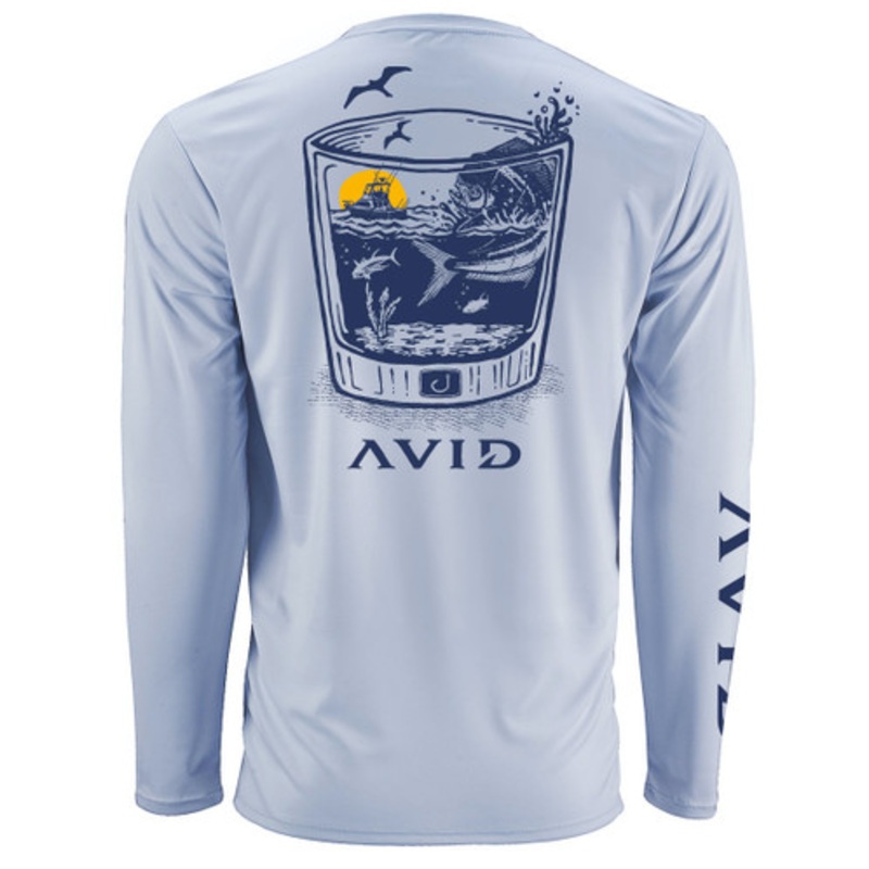 AVID Sportswear Happy Hour AviDry Long Sleeve Shirt – Ice Blue – L