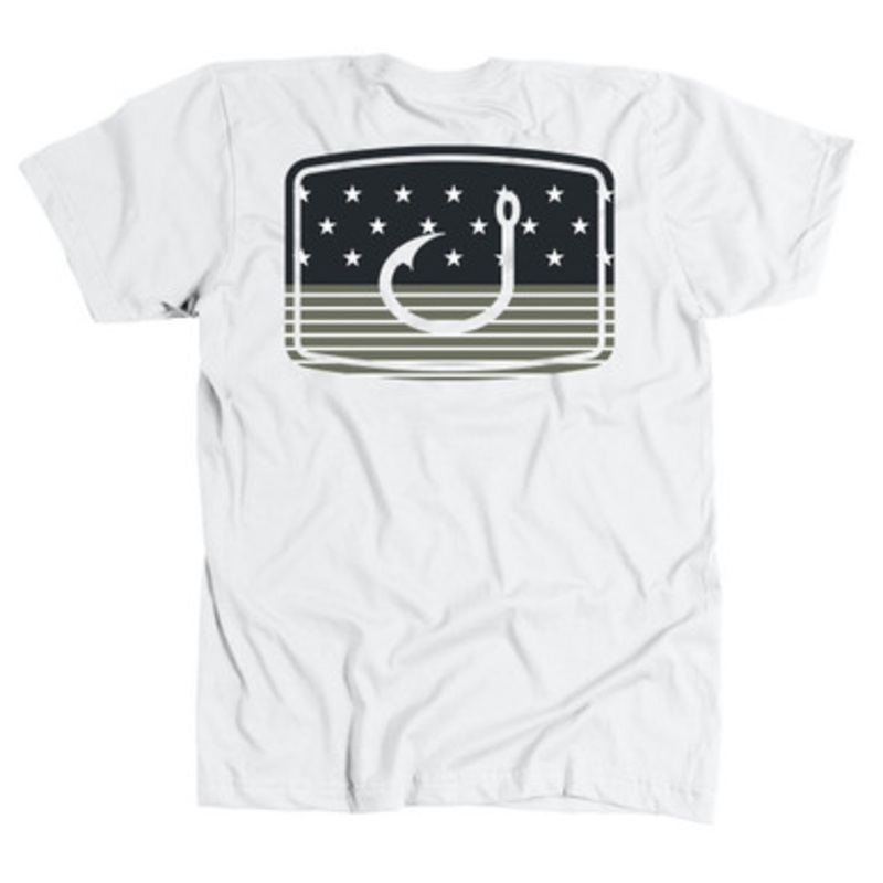AVID Sportswear Merica Fatigue T-Shirt – White – 2X-Large