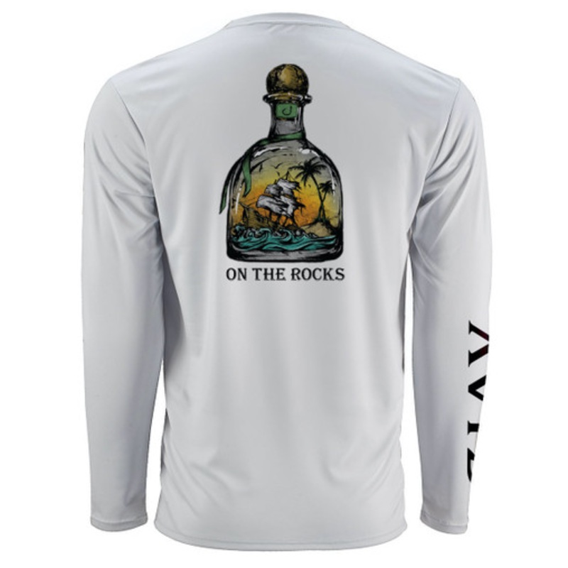 AVID Sportswear On The Rocks AviDry Long Sleeve Shirt – Glacier Grey – S