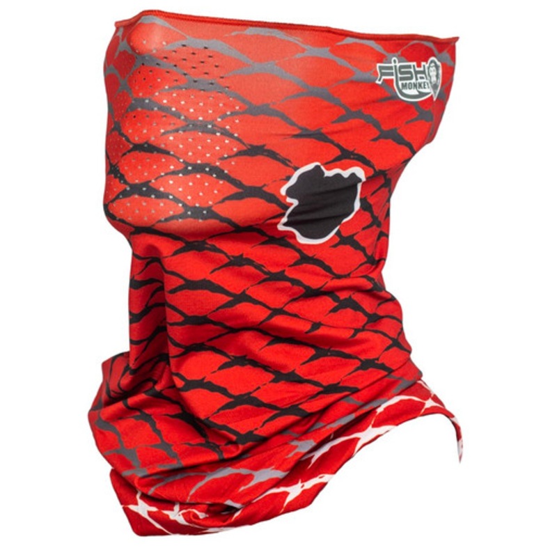 Fish Monkey FM40 Performance Face Guard – Redfish