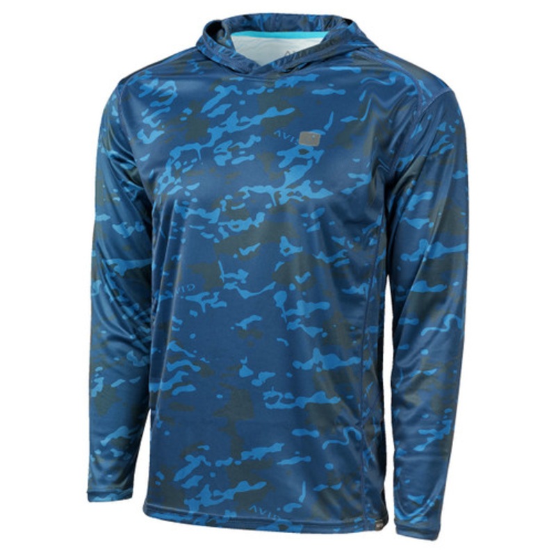 AVID Sportswear Kinetic Camo AviDry Hoodie – Sea Camo – 2X-Large