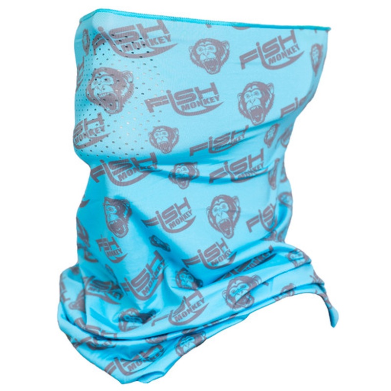 Fish Monkey FM40 Performance Face Guard – Light Blue