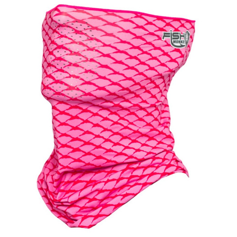 Fish Monkey FM40 Performance Face Guard – Pink Scales