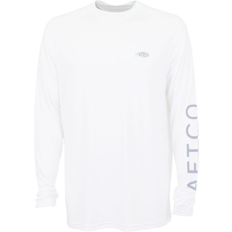 Aftco Samurai 2 Long Sleeve Performance Shirt – White – S