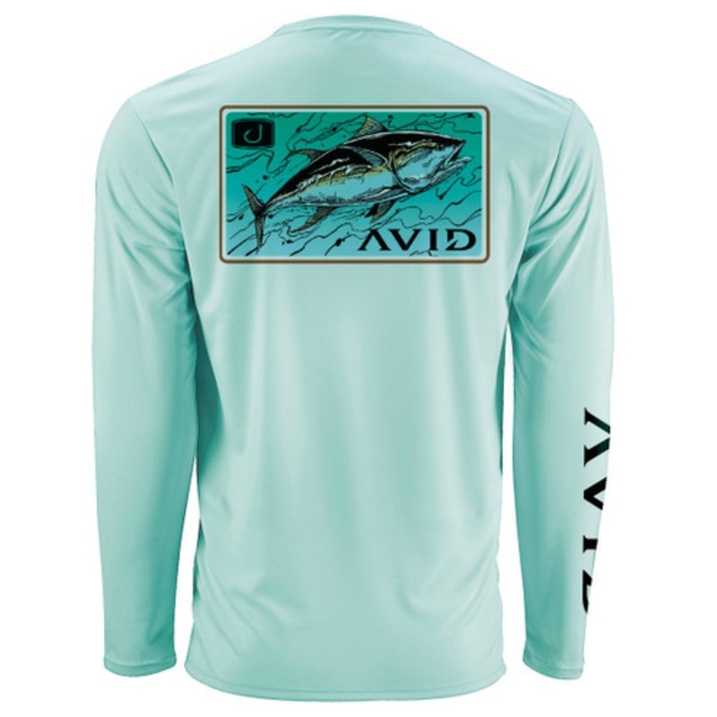 AVID Sportswear Yellowfish AviDry Long Sleeve Shirt – Seafoam – XL