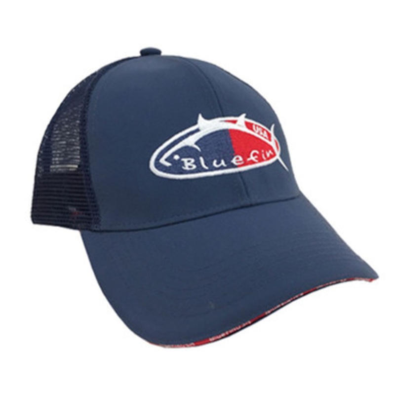 Bluefin USA Anglers Big Game Trucker Hat – Navy