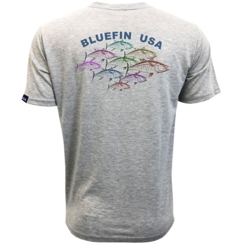 Bluefin USA Multi Tuna Short Sleeve Technical Tee – XL