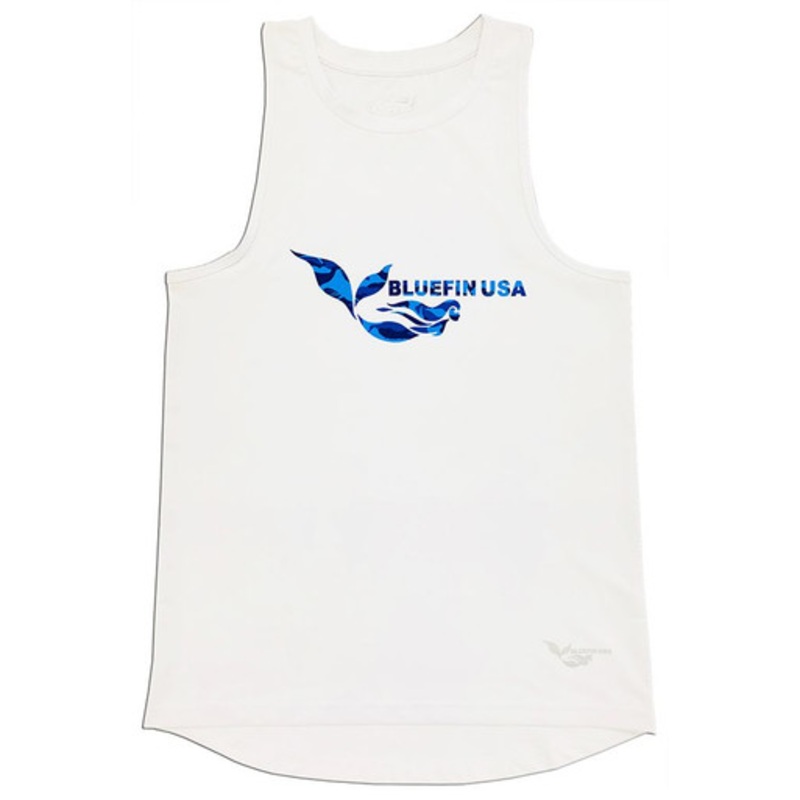 Bluefin USA Women’s Solar Tank Top – Camo Mermaid/White – M