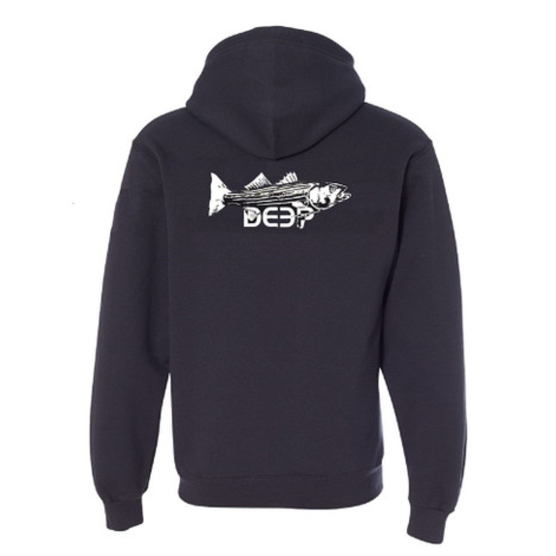 Deep Ocean Striper Hooded Sweatshirt – XL