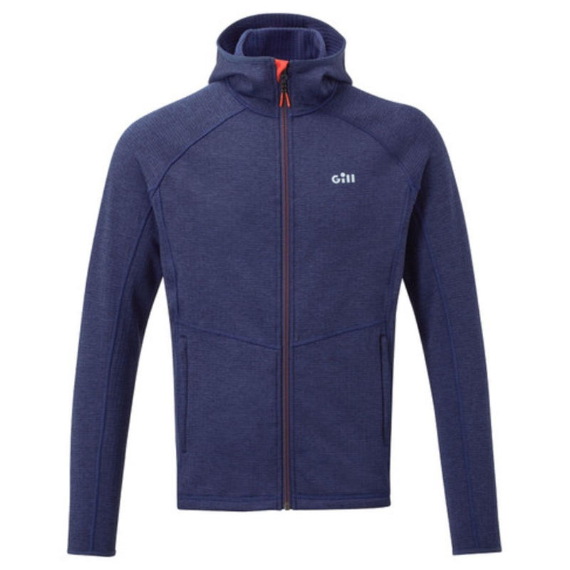 Gill Dart Zip Front Hoodie – Ocean – Large