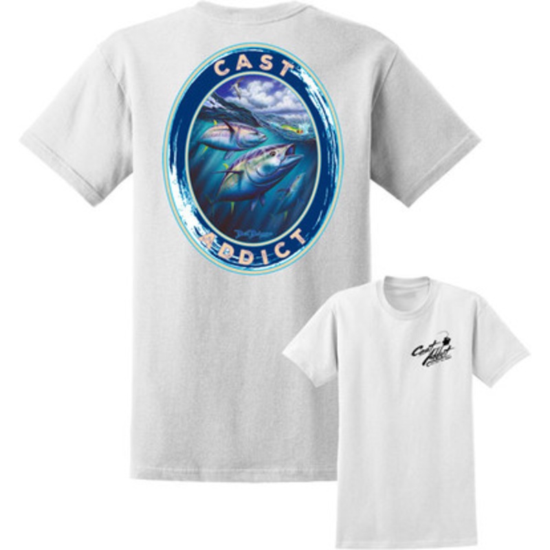 David Dunleavy Cast Addict Bluefin Tuna SS T-Shirt – White – L