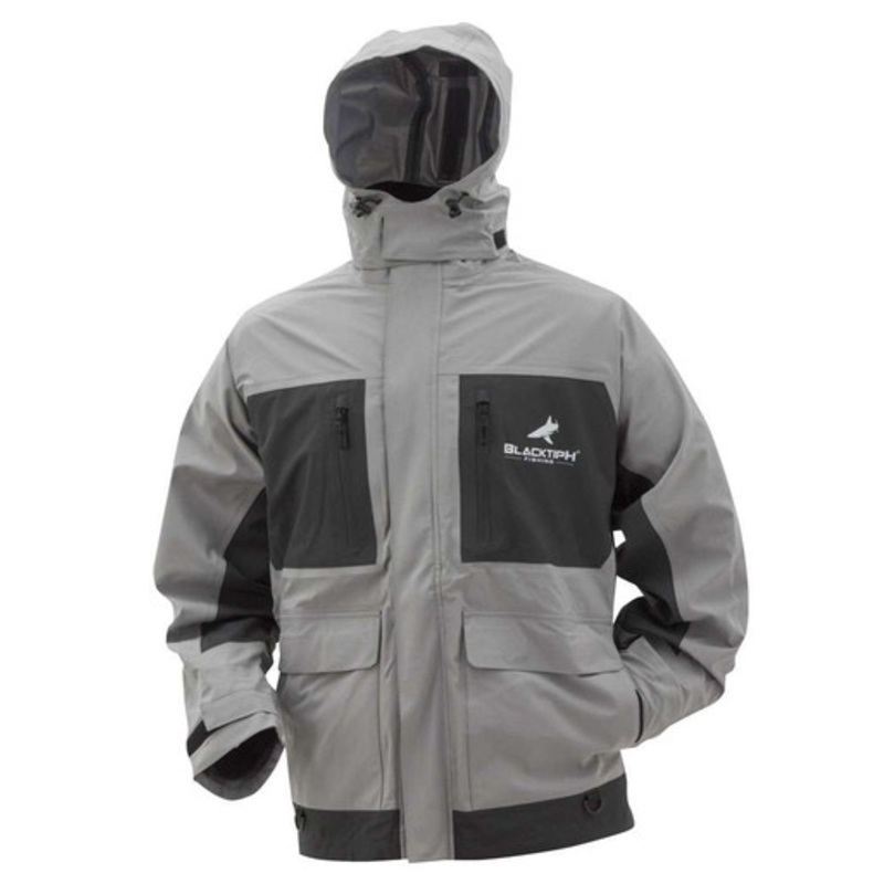 Frogg Toggs BlacktipH Jacket – Light Gray/Charcoal Gray – L