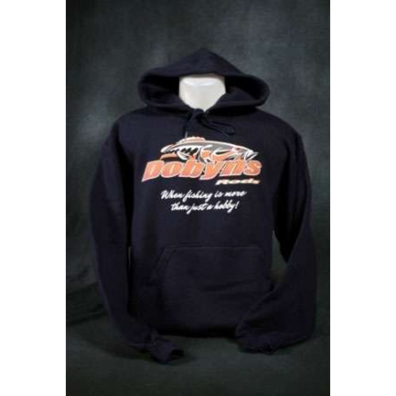 Dobyns Rods HOODIE NAVY XL Fish Logo Hoodie