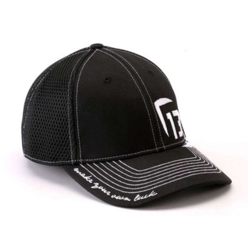 13 Fishing The Professional FlexFit Cap – Black – Large