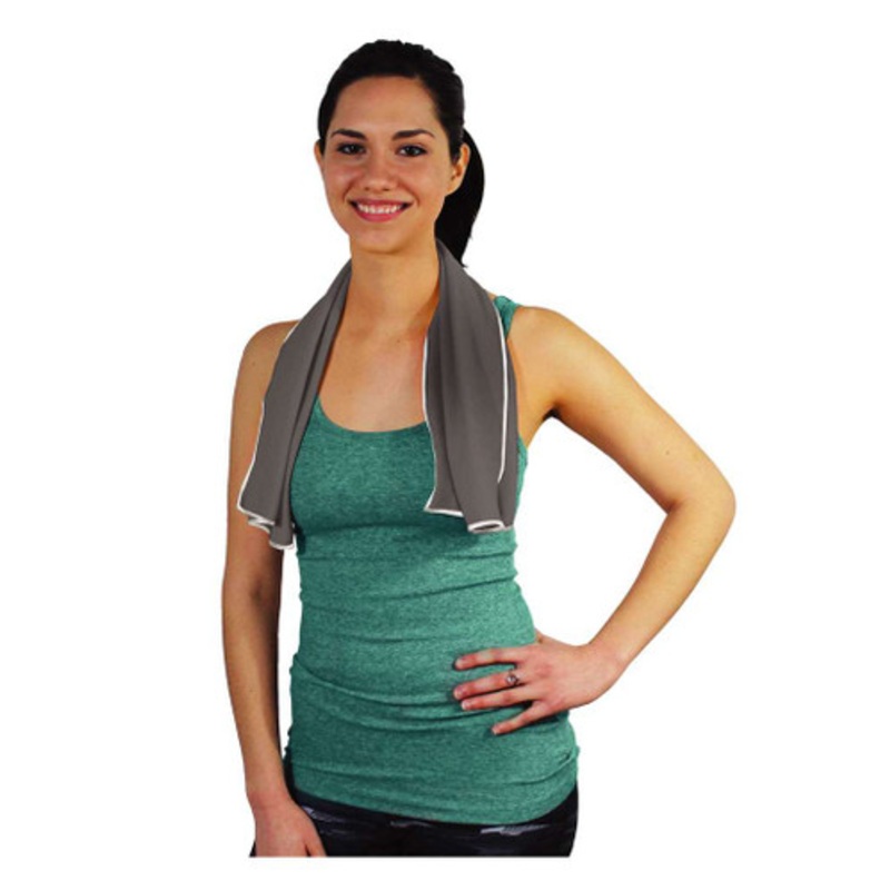 AlphaCool Microfiber Cooling Towel – Grey