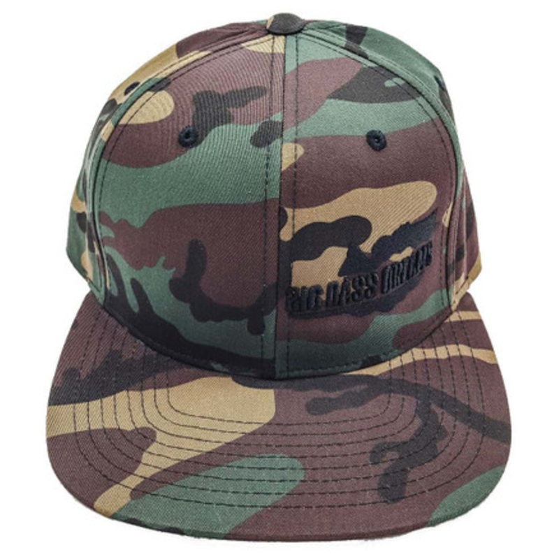 Big Bass Dreams Logo Classic Hat Camo/Black Embroidery