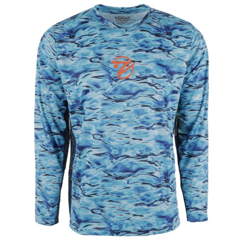 Gillz Tournament Series Long Sleeve Performance Shirt – Deep Water Blue – 2XL