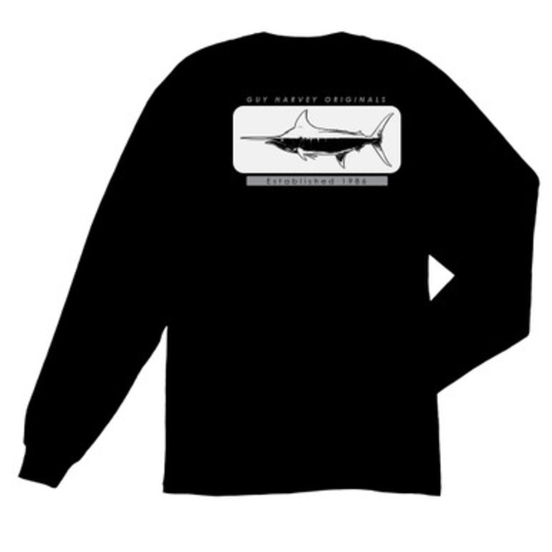 Aftco Guy Harvey Woodblock Long Sleeve T-Shirt – XL