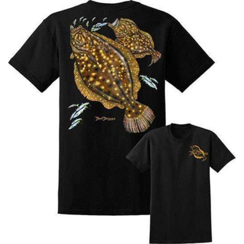David Dunleavy DDM8015 Flounder Tee Black – X-Large