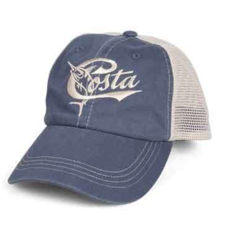 Costa Del Mar Retro Trucker Hat – Slate/Blue