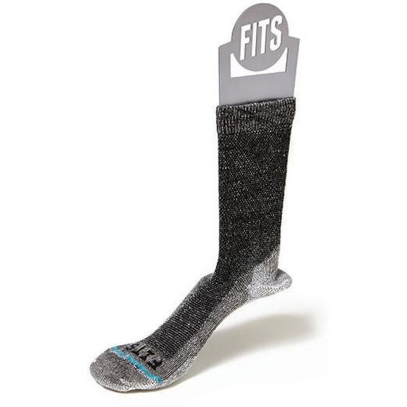 FITS Light Rugged Crew Socks – Coal M