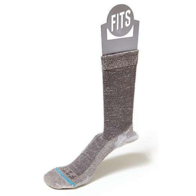 FITS Light Rugged Crew Socks – Light Brown 2XL