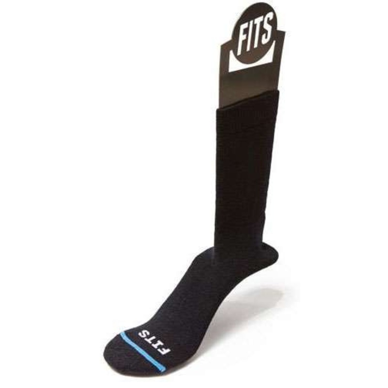FITS Medium Hiker Crew Socks – Black XL