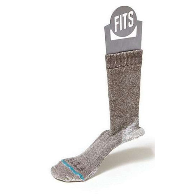 FITS Medium Rugged Crew Socks – Light Brown S