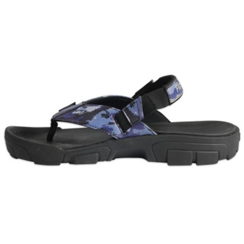 FlipRocks Flip Flop With Timberline Pads – Blue Camo – Sizes 12-13