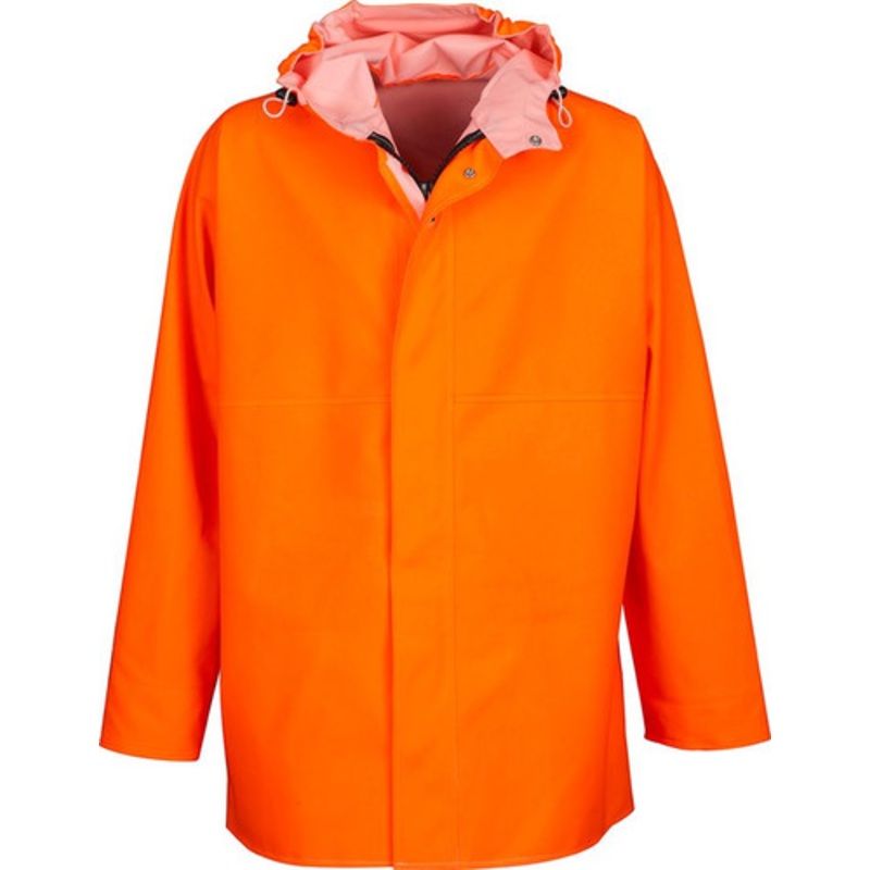 Guy Cotten Gamvik Fisher Hooded Jacket – Orange – M