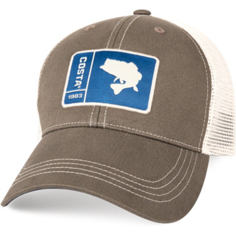 Costa Del Mar Original Patch Bass Hat – Moss / Stone