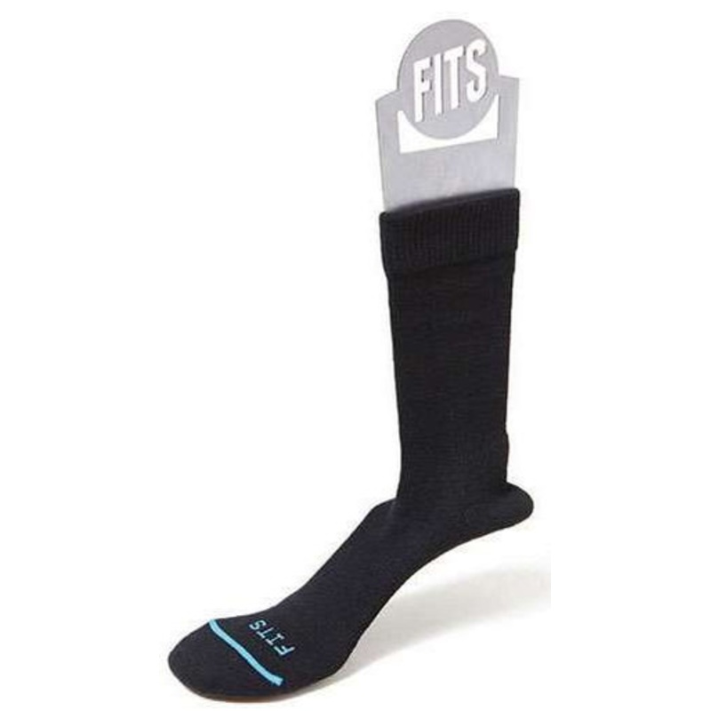 FITS Light Hiker Crew  Socks – Black L