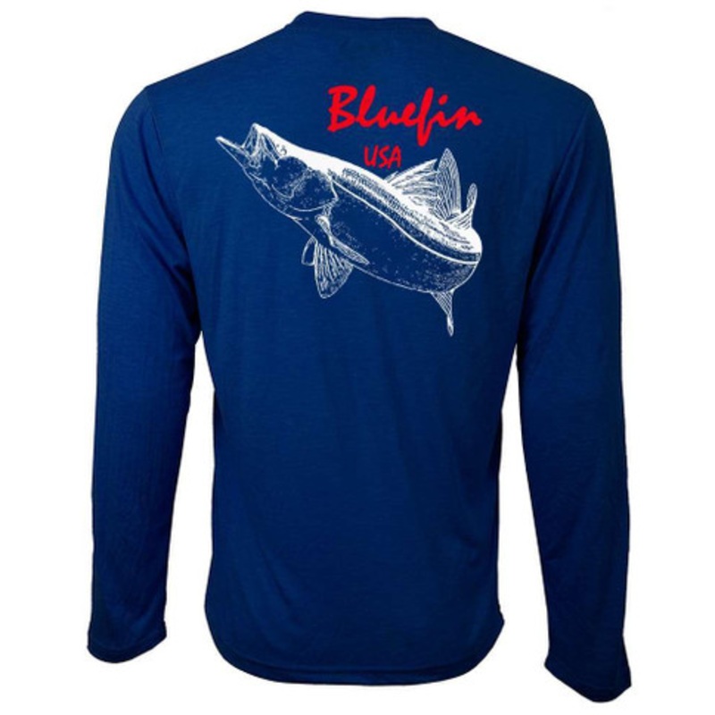 Bluefin USA Graphic BF Tech LS Shirt – Snook – Size 2X-Large