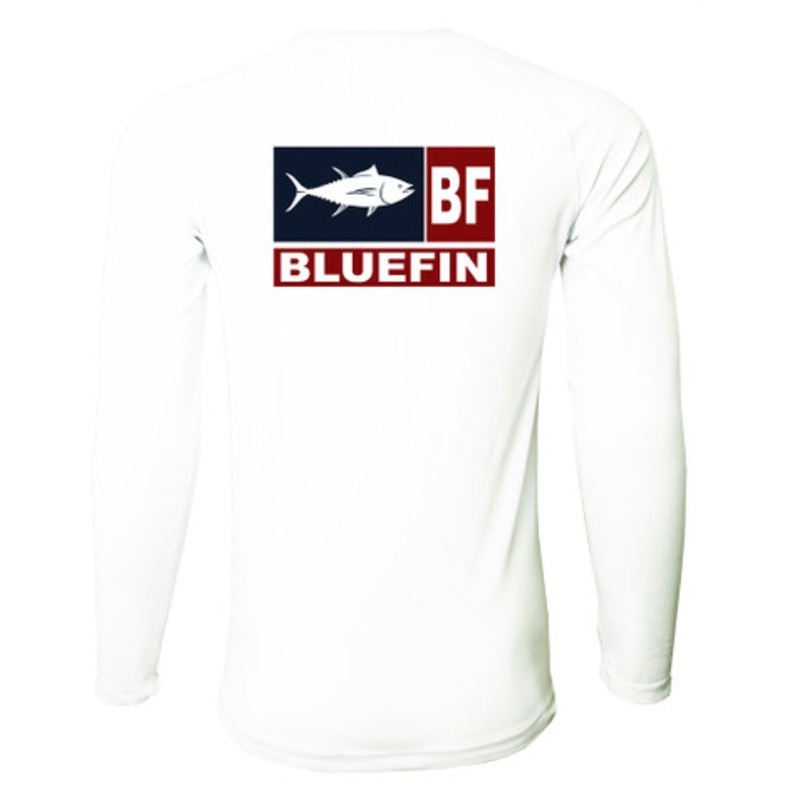 Bluefin USA Solar Tee Red – Blue Logo – M