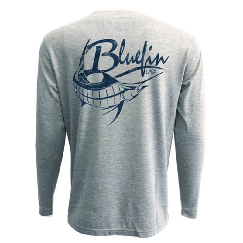 Bluefin USA Vintage Marlin Technical Long Sleeve Shirt – XL
