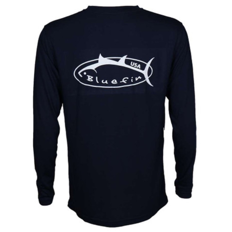 Bluefin USA Logo Design Tech Tee Navy – X-Large