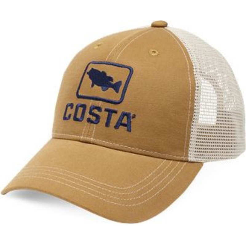 Costa Del Mar Bass Trucker X-Large Hat – Working Brown
