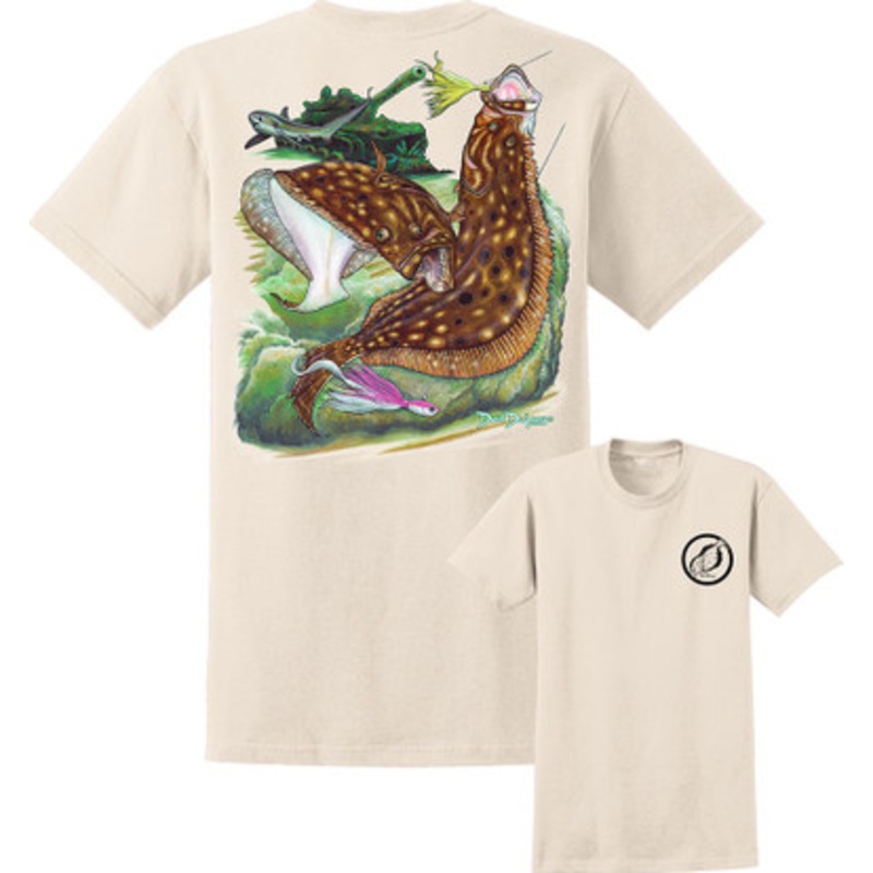 David Dunleavy Flounder Reef T-Shirt – Natural – M
