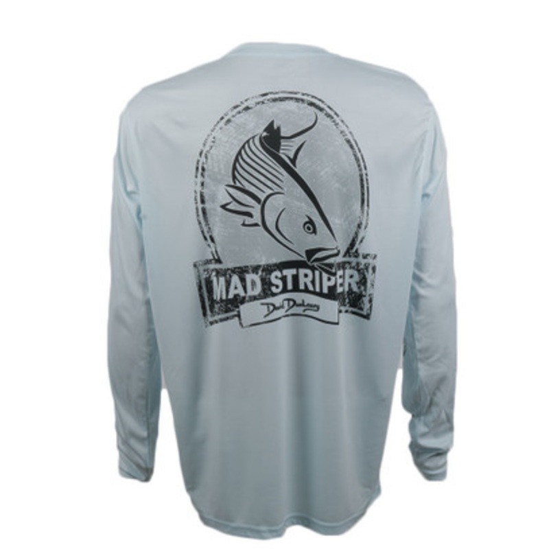David Dunleavy Mad Striper LS Performance Shirt – Arctic Blue – L