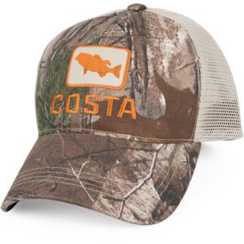 Costa Del Mar Bass Trucker X-Large Hat – Realtree Edge Camo