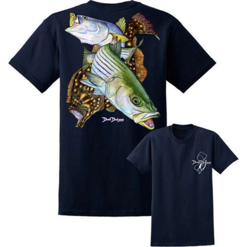 David Dunleavy DDM8025 NJ Slam SS T-Shirt – Navy – X-Large