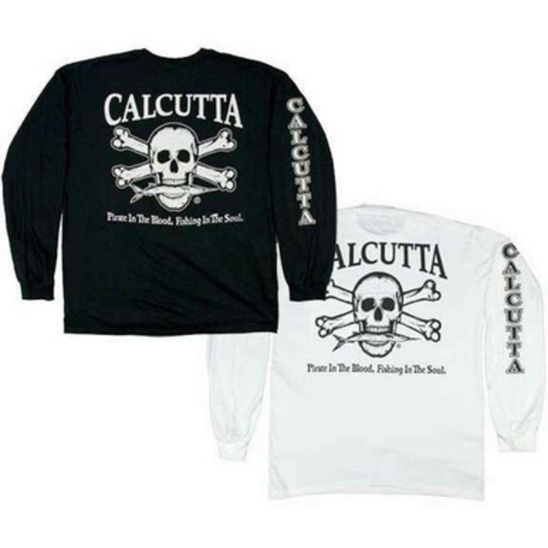 Calcutta Long Sleeve Original Tee – White Large