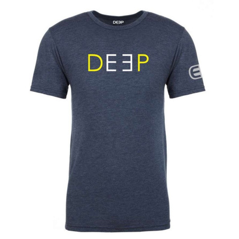 Deep Ocean Block T-Shirt – Heather Navy – M