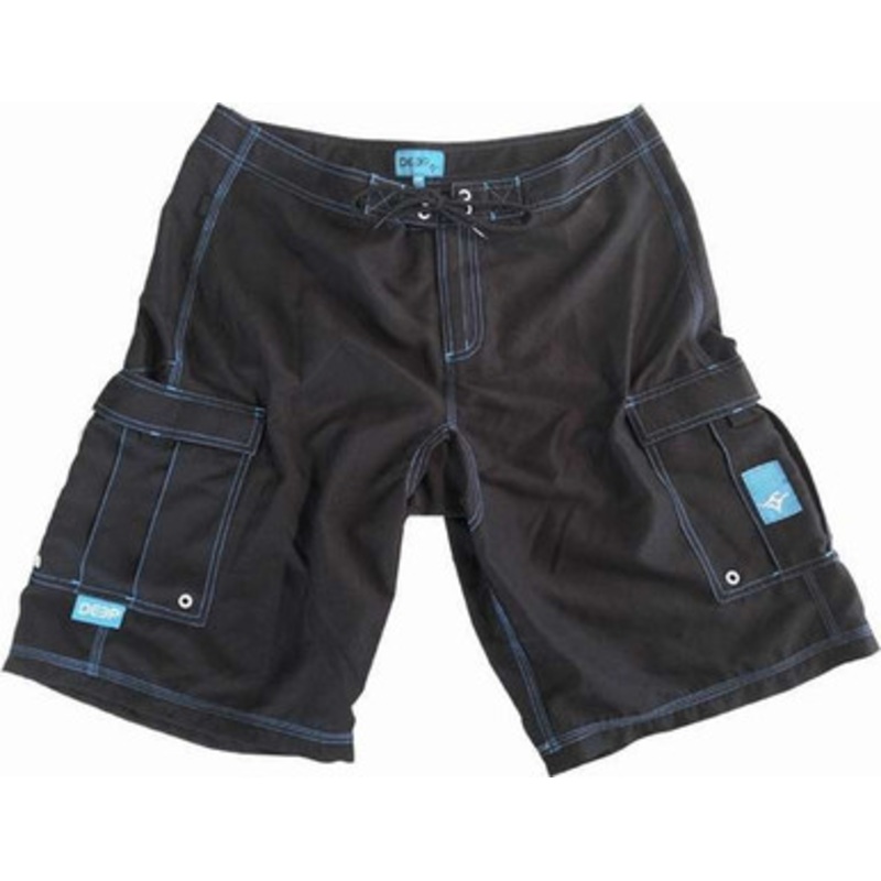 Deep Ocean BSHFBL Hydro-Freak Boardshorts – Black – Size 40