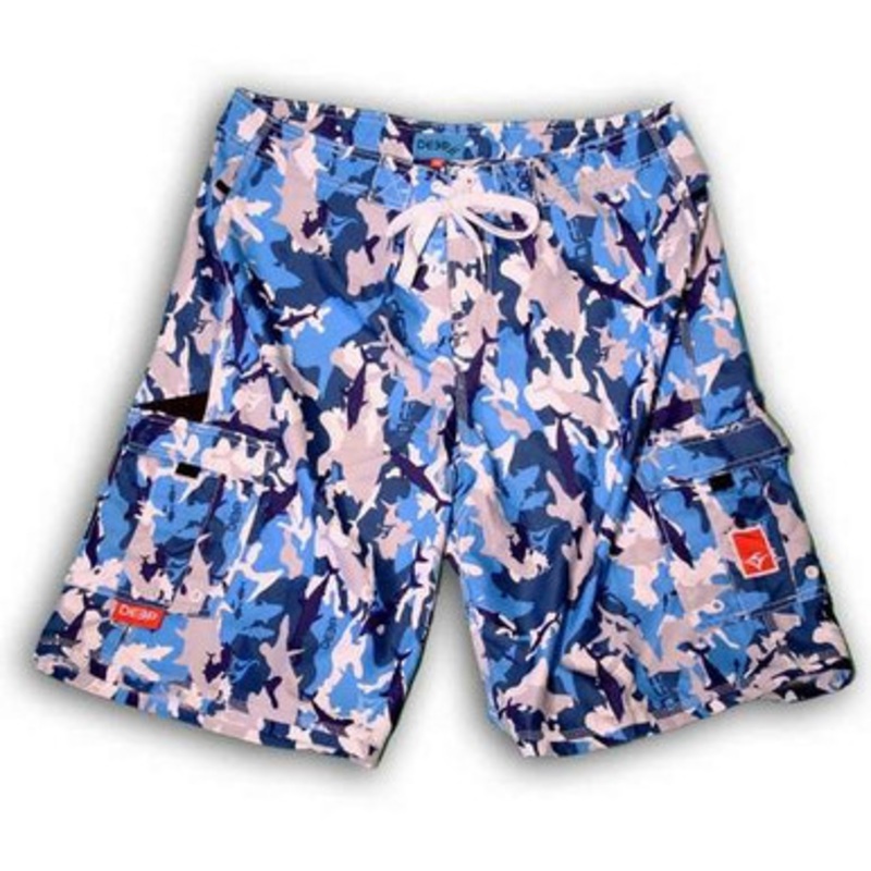 Deep Ocean BSHFOC Hydro-Freak Boardshort – Fish Camo Print – Size 38