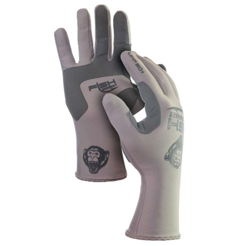Fish Monkey Full Finger Guide Glove – Lite Grey XL