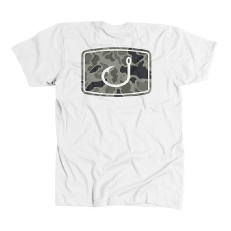 AVID Sportswear Duck Camo T-Shirt – White – M