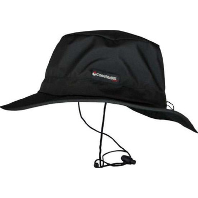 Compass360 HT63103-10 HydroTek Waterproof Boonie Hat – Black